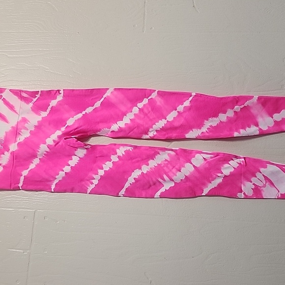 Pink Tie-Dye Leggings - Picture 2 of 2